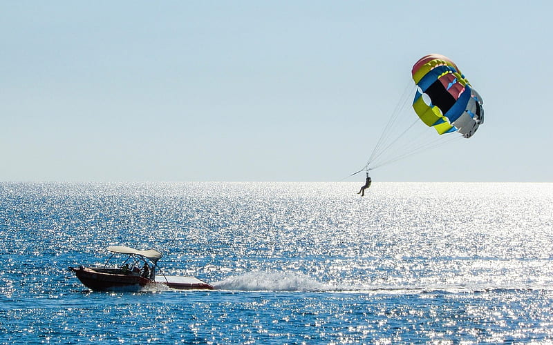parasailing